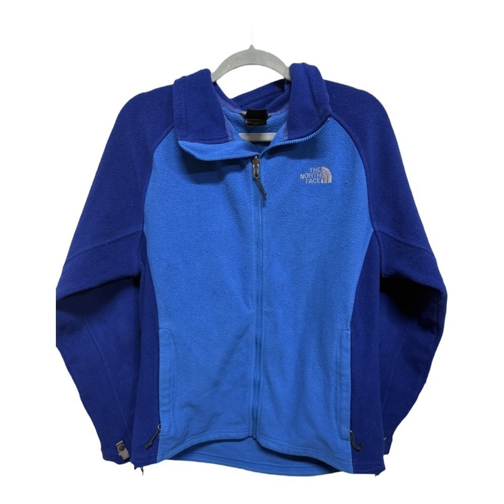 The North Face Mens Blue Tibesti Jake Full Zip Fleece Jacket Size Medium